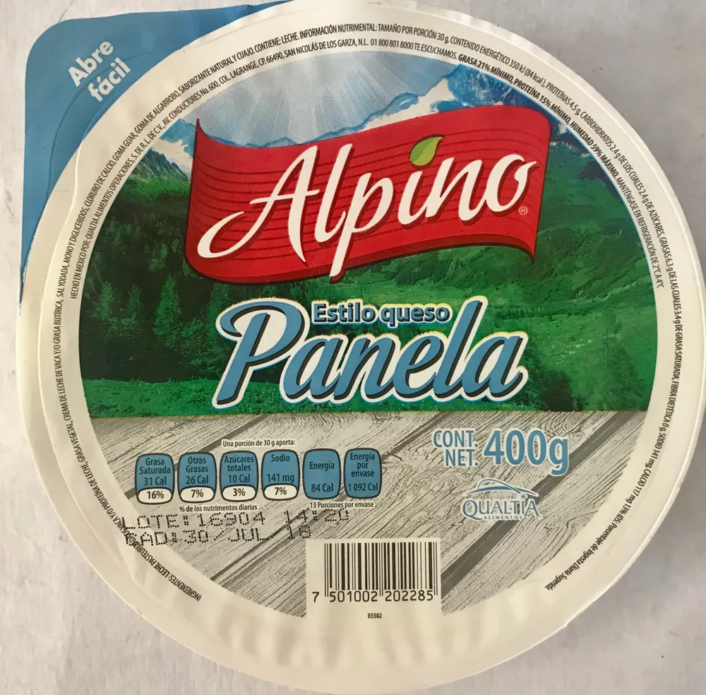 Queso estilo Panela Alpino
