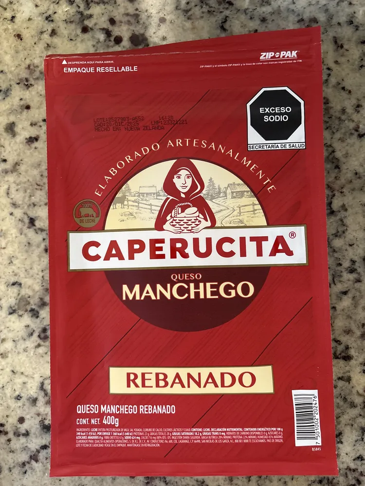 Queso Manchego Rebanado