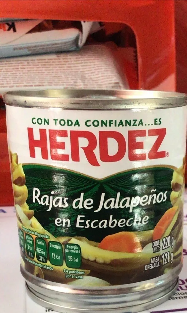 Rajas de jalapeños