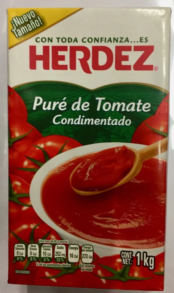 PURE DE TOMATE CONDIMENTADO