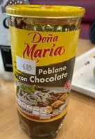 Poblano con chocolte