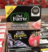 tomates molido con chile pasilla