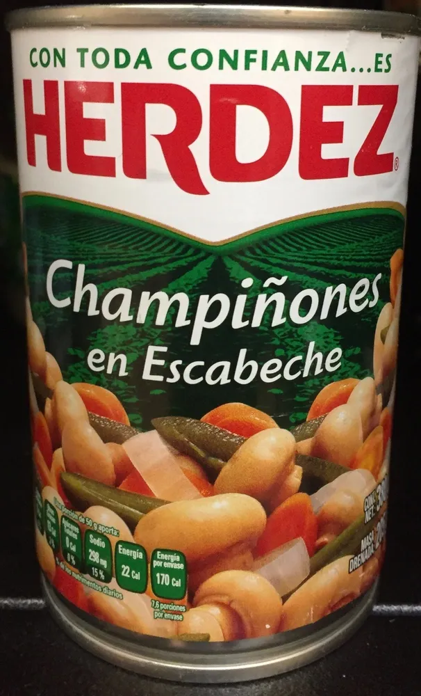 Champiñones en escabeche Herdez