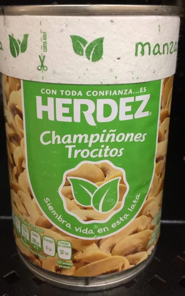 Champiñones trocitos Herdez