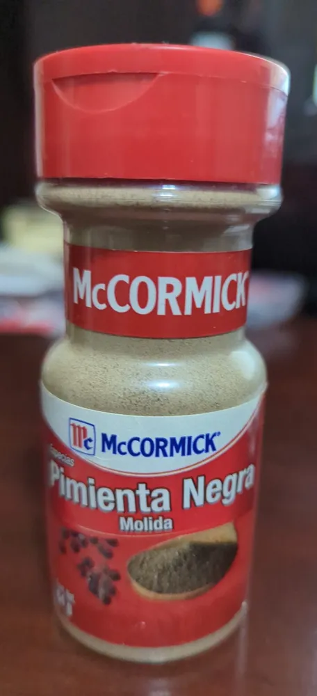 Pimienta Negra McCormick