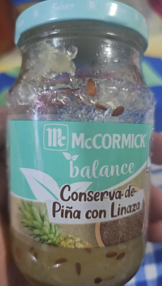Conserva De Piña Con Linaza
