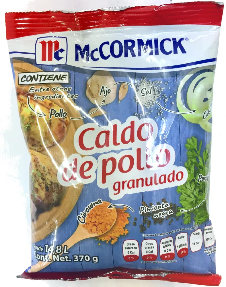 Caldo de pollo granulado