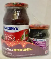 Duo Pack McCormik Mermelada de Fresa y Zarzamora