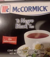 Té Negro Black Tea