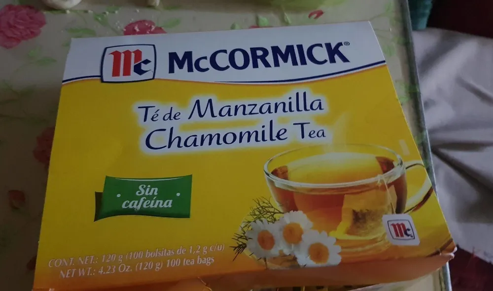 Té de manzanilla