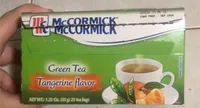 Green tea tangerine flavor