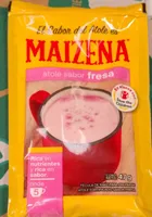 Fécula de maiz para preparar atole fortificado sabor fresa