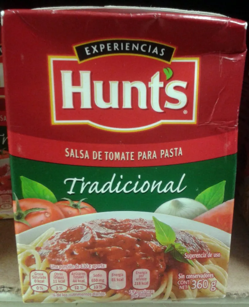 Salsa de tomate para pasta Tradicional