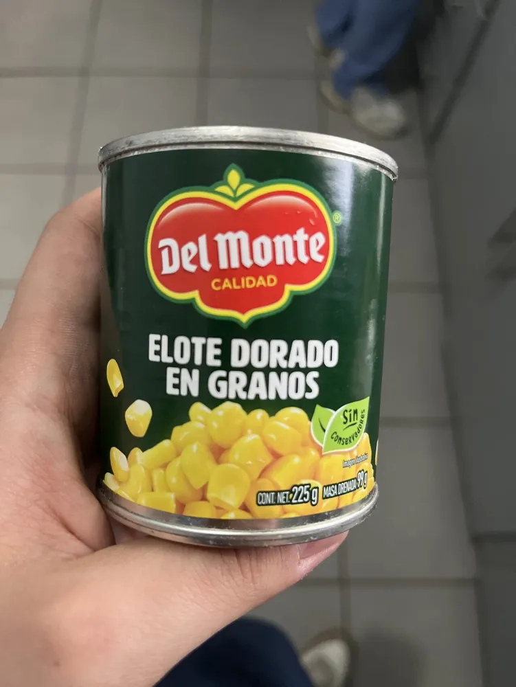 Elote Dorado En Granos