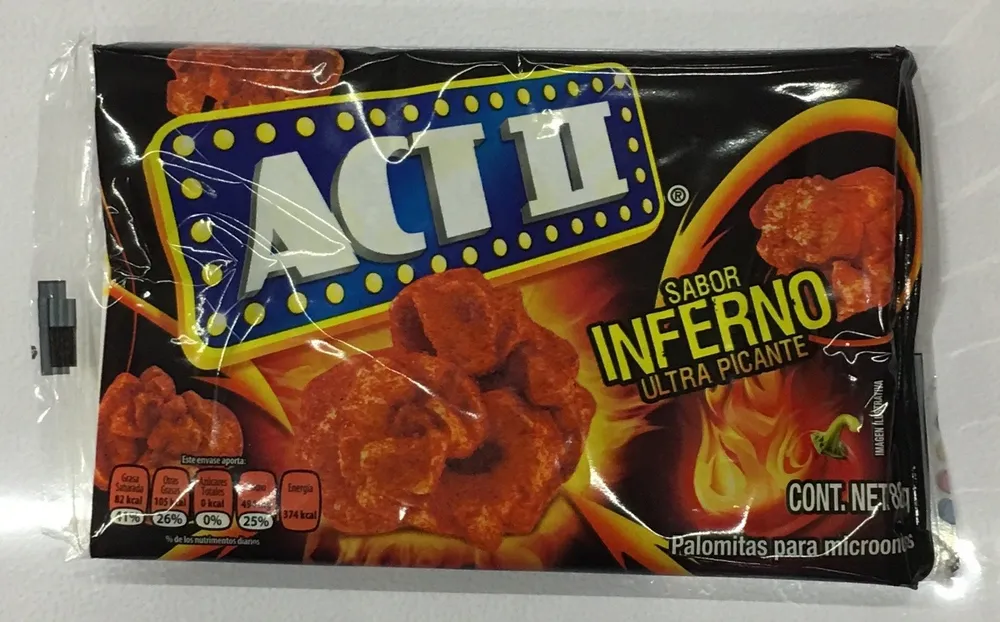 Act II sabor Infierno ultra picante