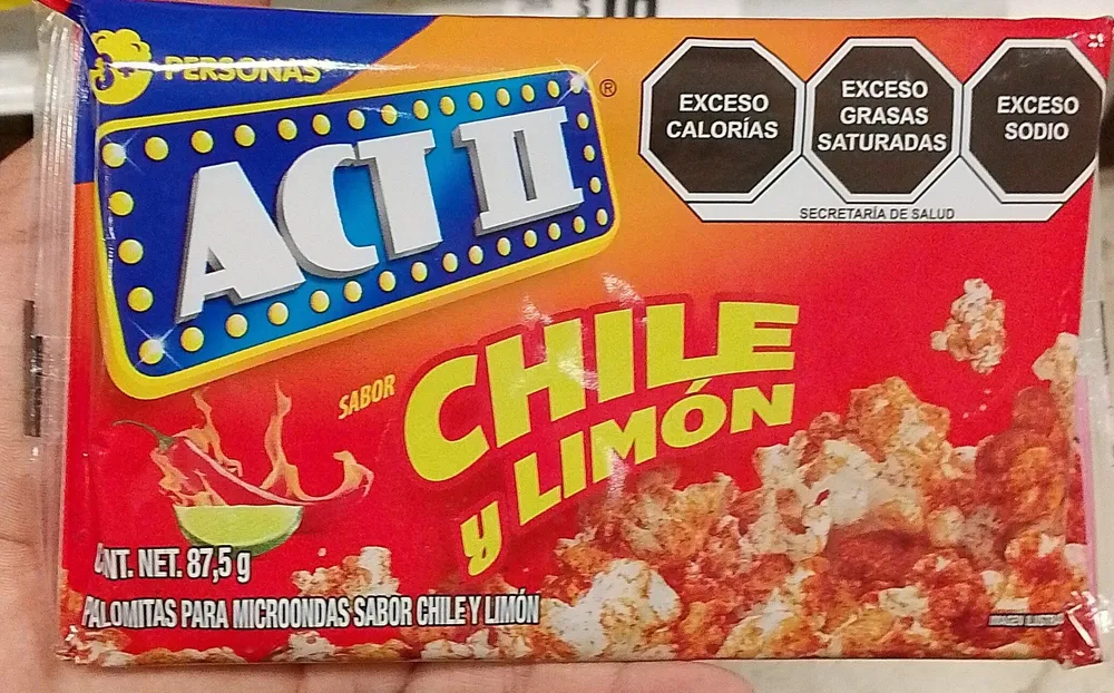 Act II sabor Chile y Limón