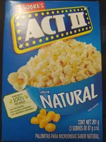 act II 3 sobres sabor natural