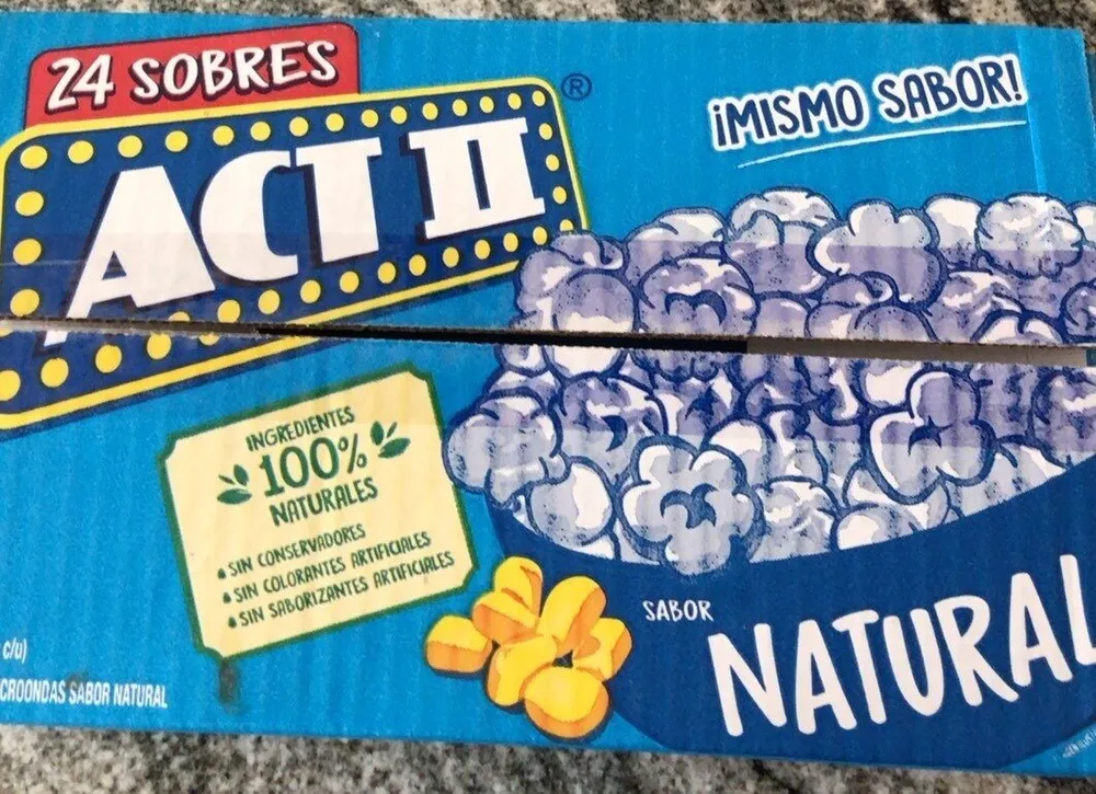 Palomitas Sabor Natural