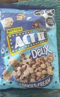 Palomitas de maíz sabor a chocolate y vainilla