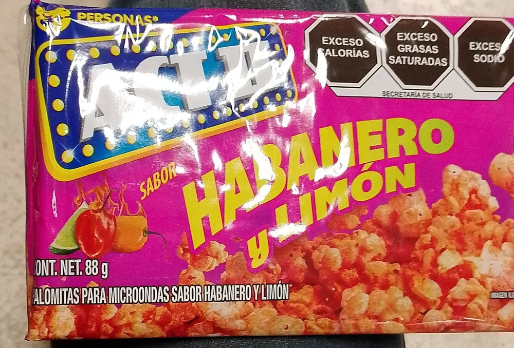 popcorn habanero limón