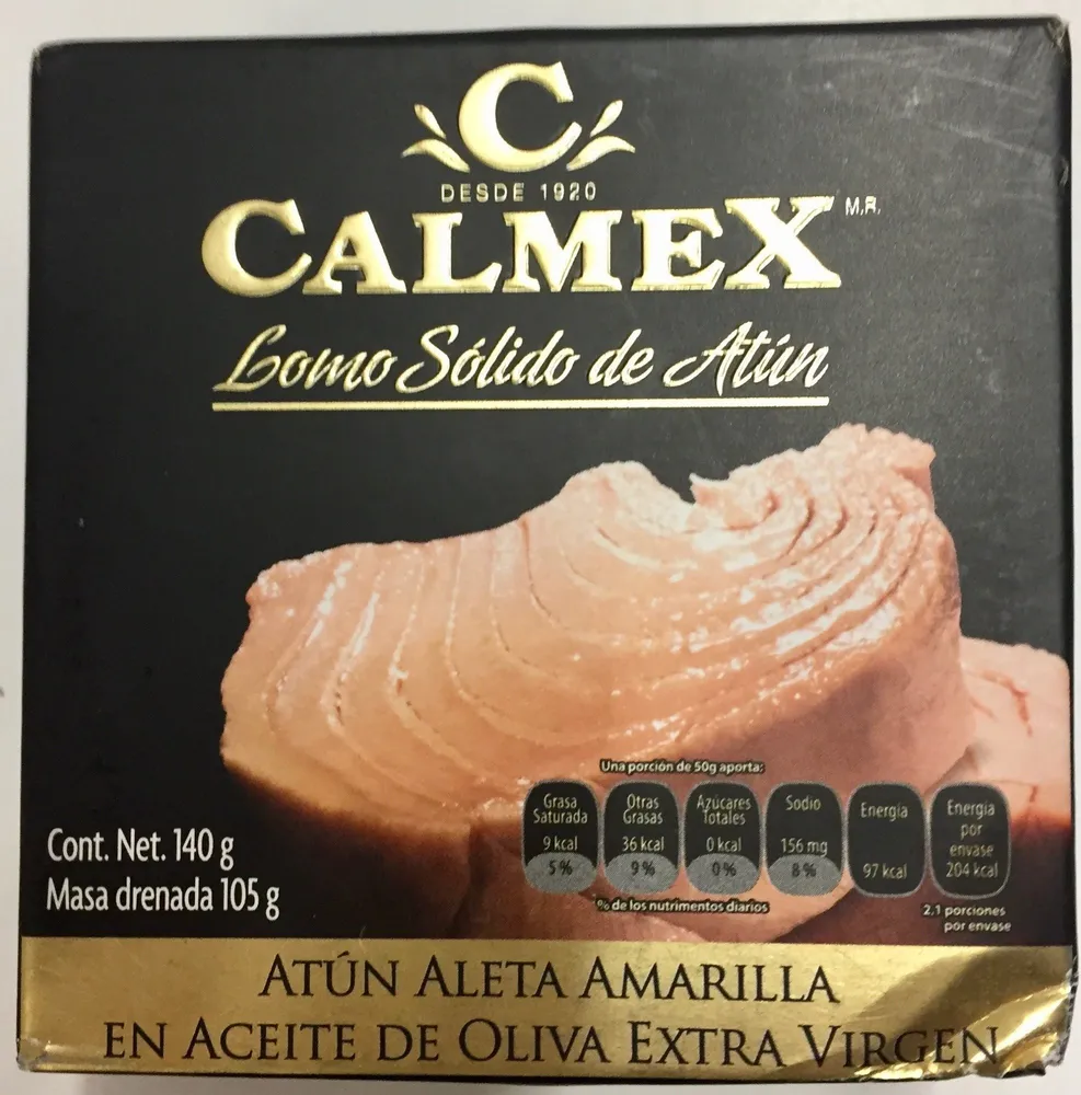 Calmex lomo sólido de atún