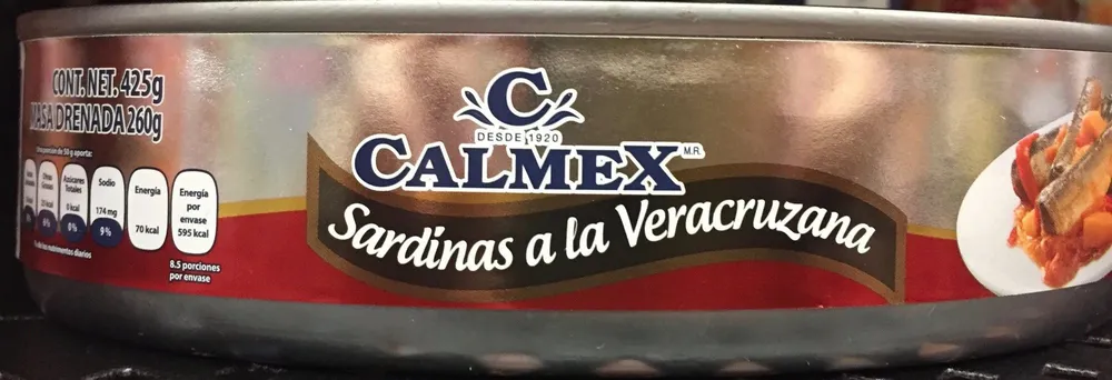 Calmex sardinas a la veracruzana