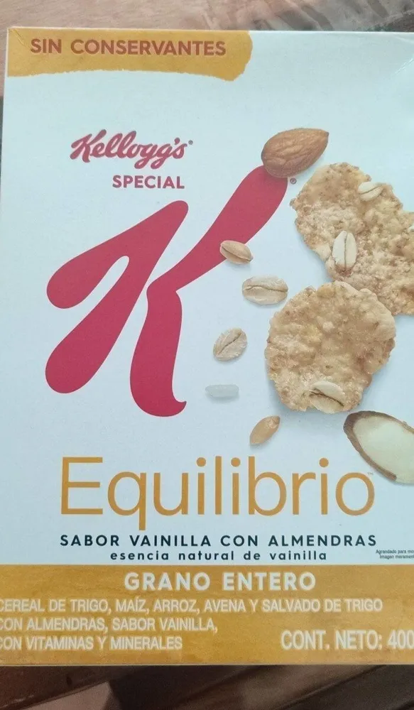 Cereal Special K Equilibrio sabor vainilla con almendra