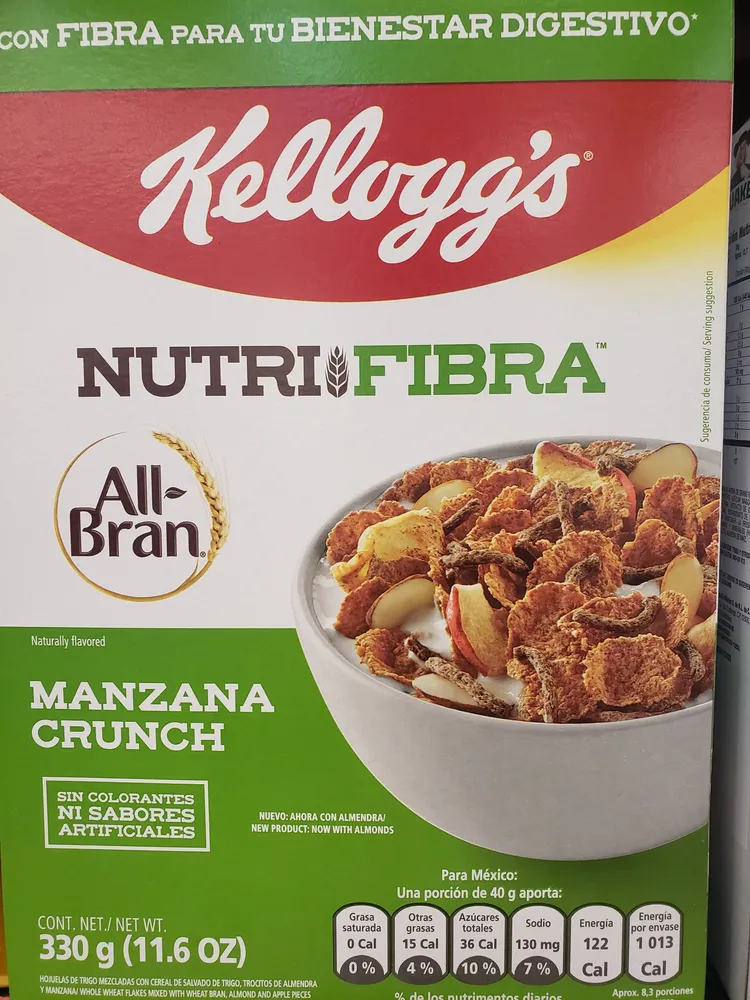 Nutri fibra All Bran Manzana Crunch