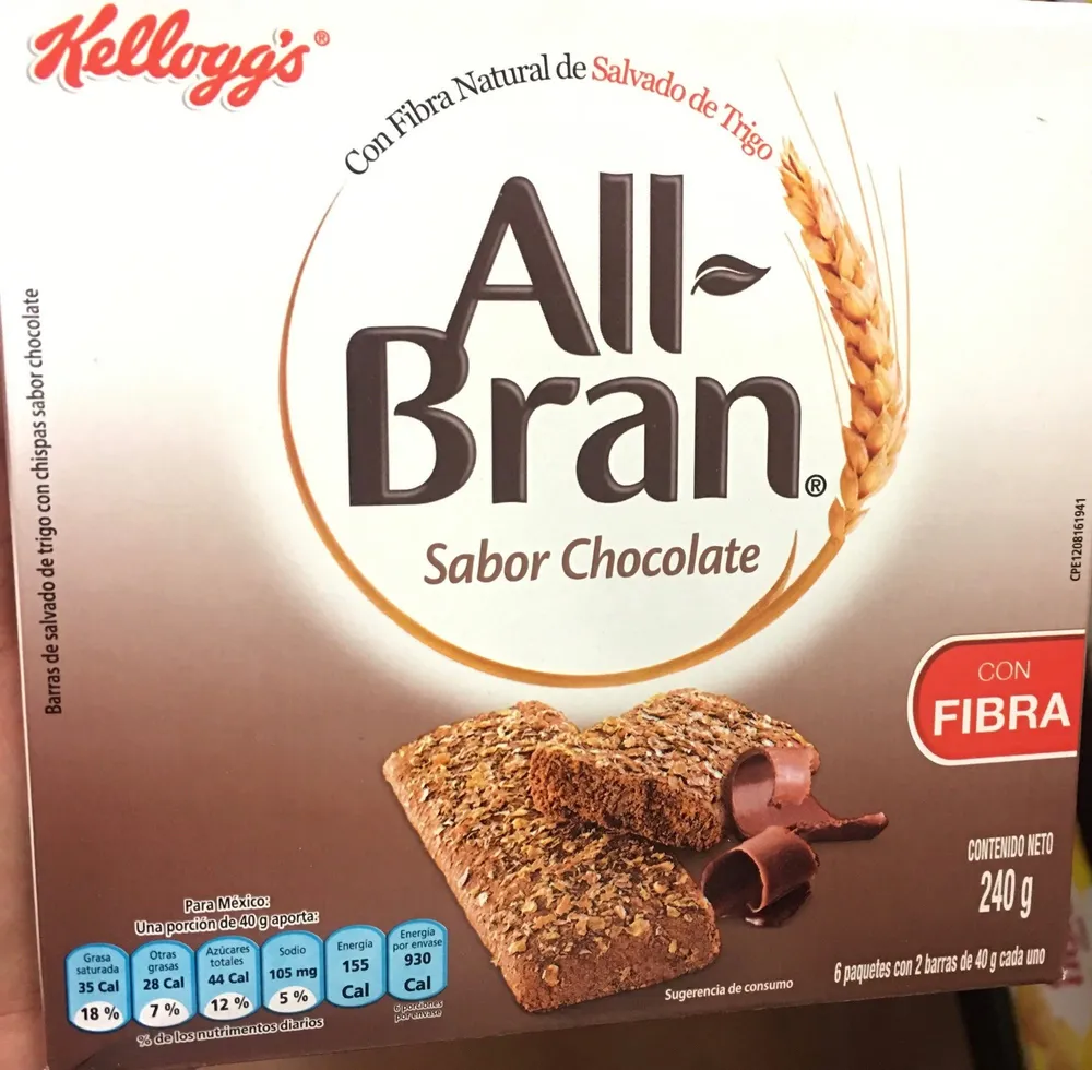 All Bran sabor chocolate
