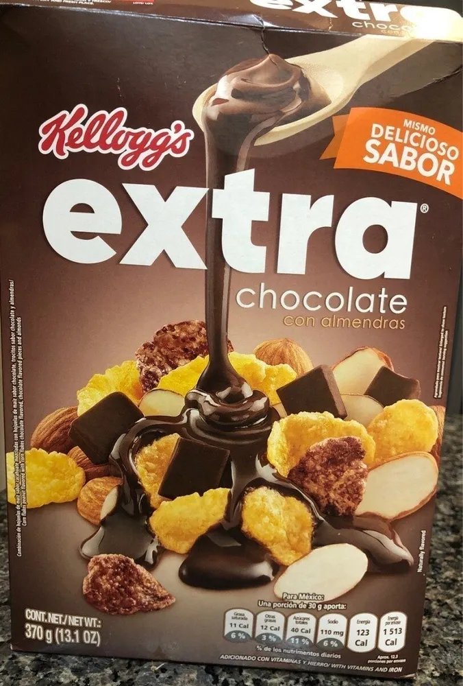 Extra chocolate con almendras