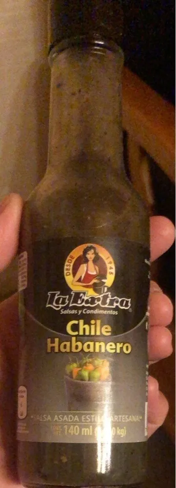 Chile Habanero Salsa asada estilo artesanal