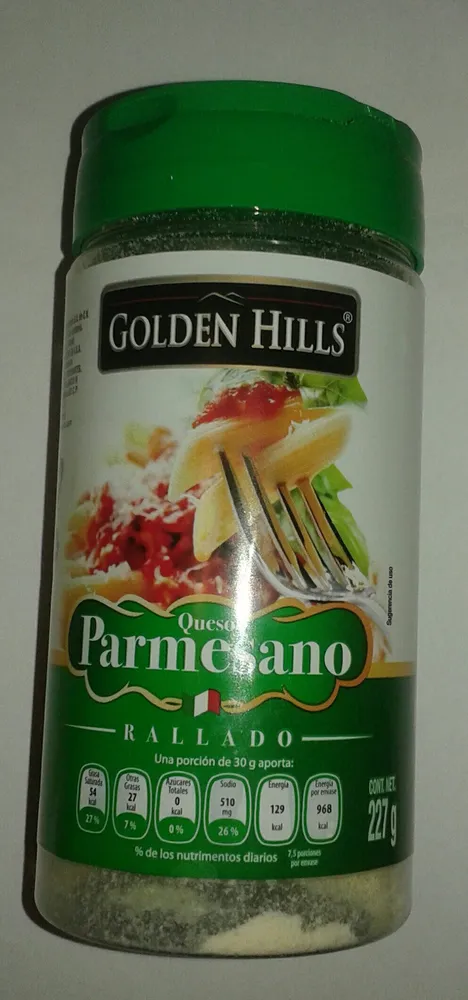 queso parmesano rallado