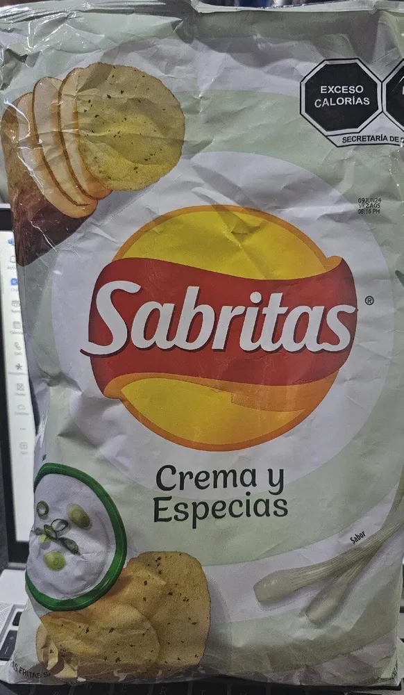 Sabritas Crema y Especias