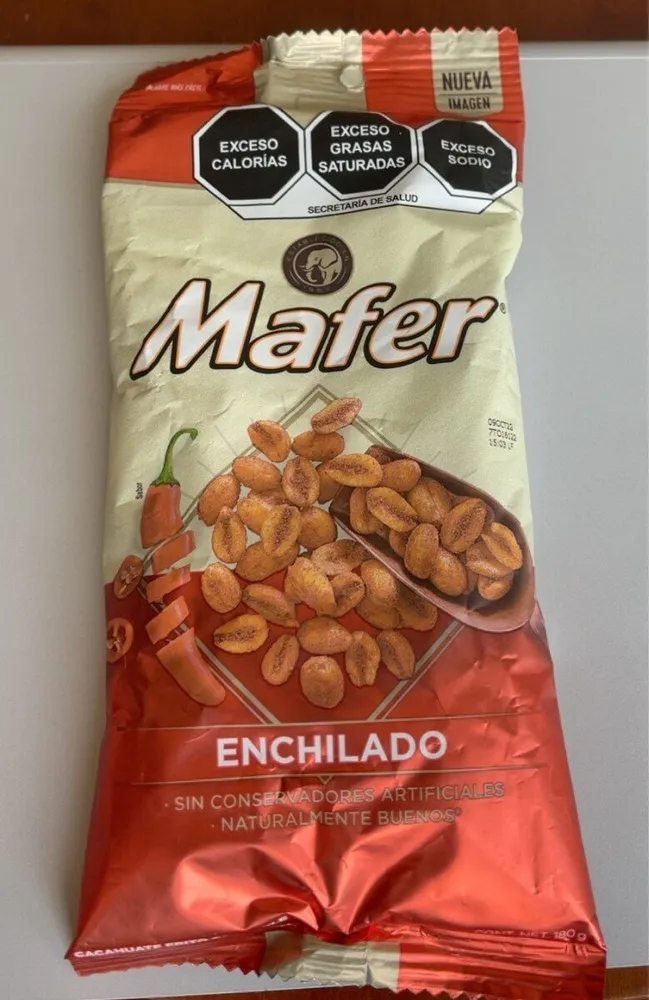 Mafer Cacahuate Enchilado 180GR Frito Enchilado