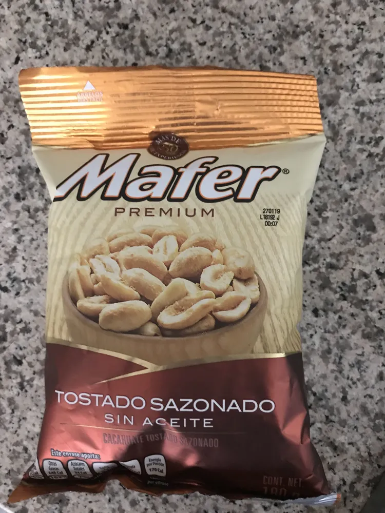 Cacahuates Mafer tostado sazonado