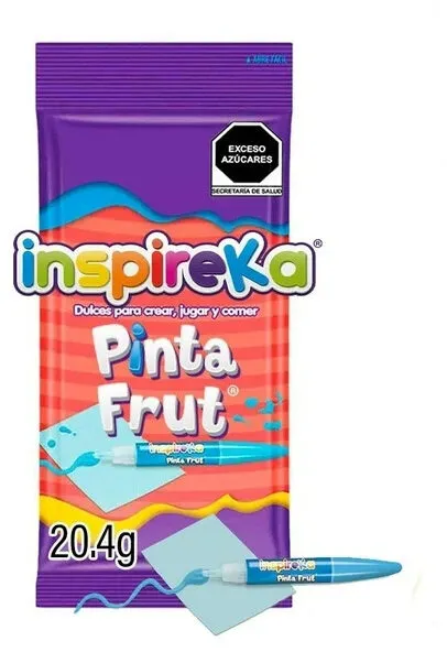 Pluma Sonric's Inspireka Pinta Frut pinta frut rellena de caramelo y obleas