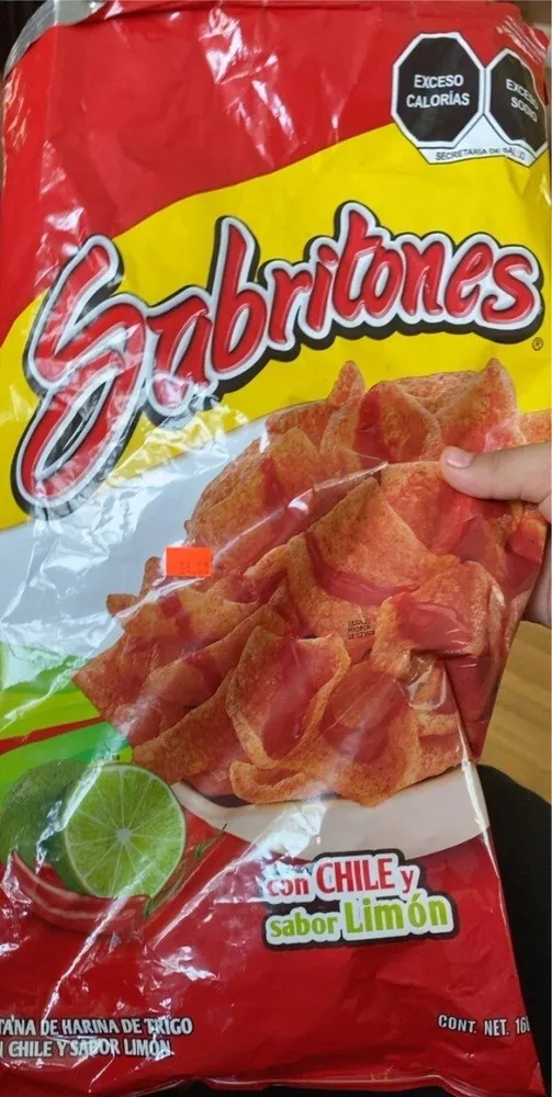 Botana de harina de trigo con chile y sabor limón unidades