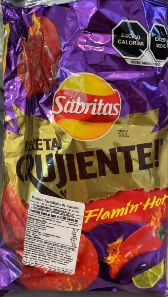 Receta Crujiente Flamin Hot