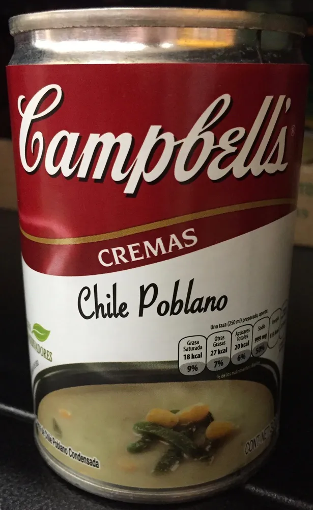 CREMAS CHILE POBLANO