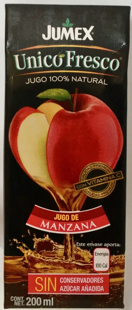 Único Fresco Jugo de Manzana