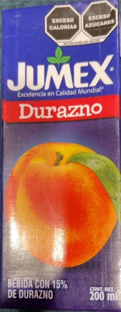 Bebida Jumex con durazno