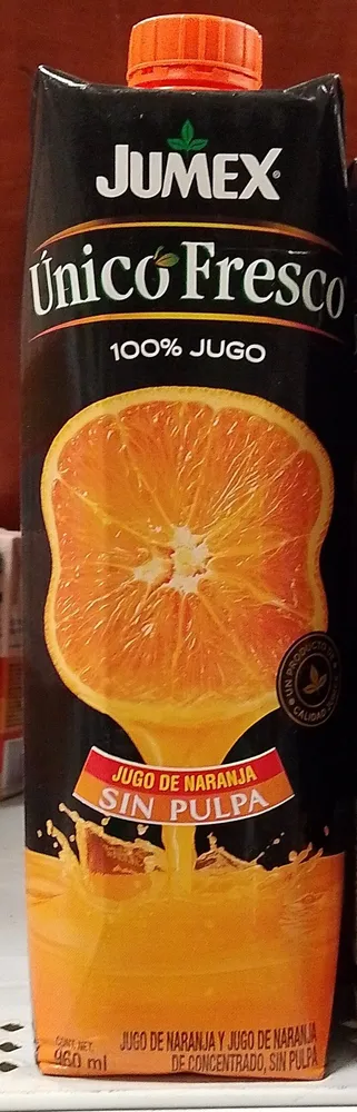 Jugo de Naranja Sin Pulpa