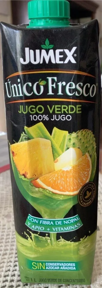 Unico fresco jugo verde