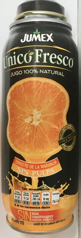Jumex Unico Fresco Naranja 100% natural