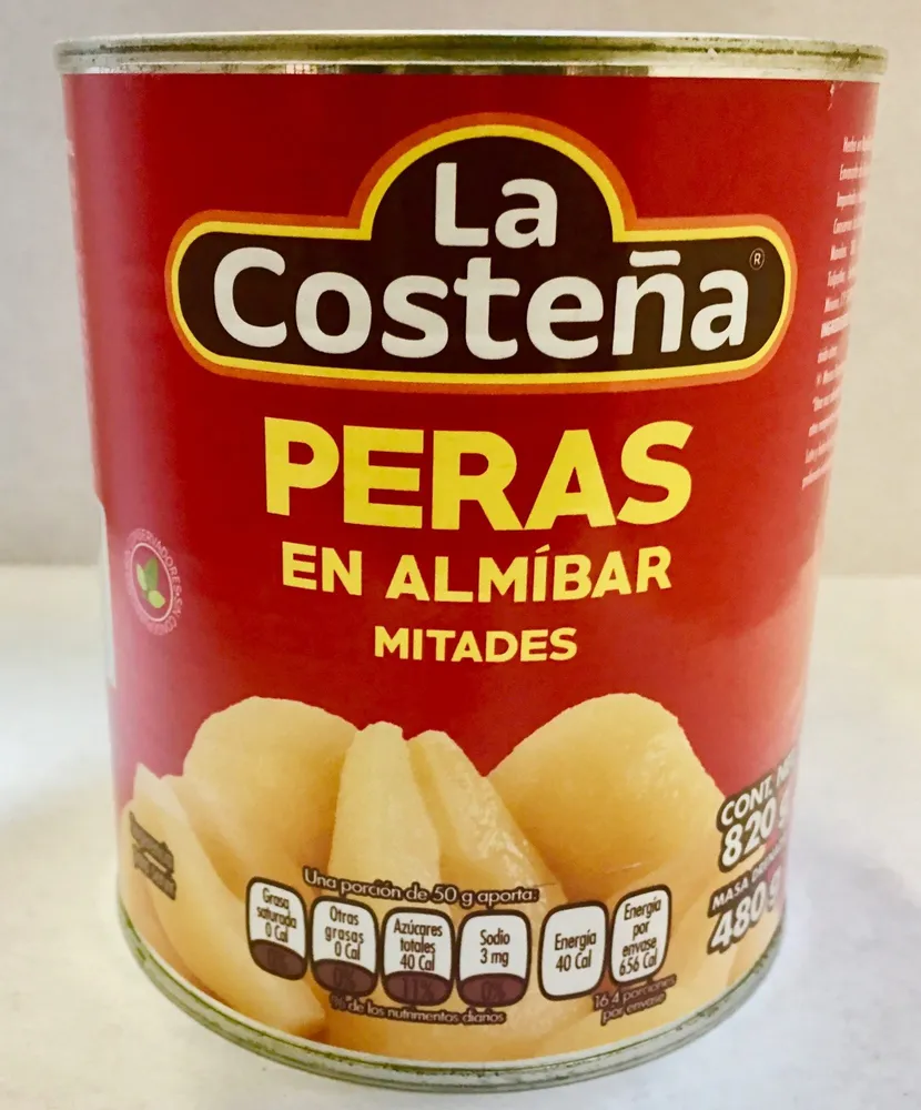 PERAS EN ALMÍBAR LA COSTEÑA