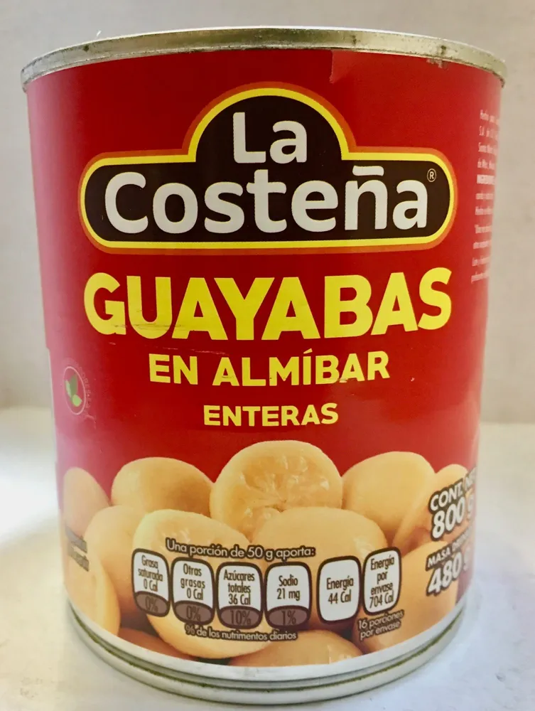 GUAYABAS EN ALMÍBAR ENTERAS