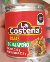 Rajas de jalapeño en escabeche