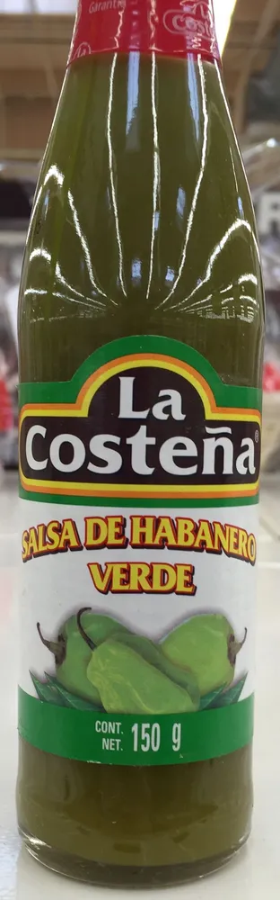 Salsa de habanero verde