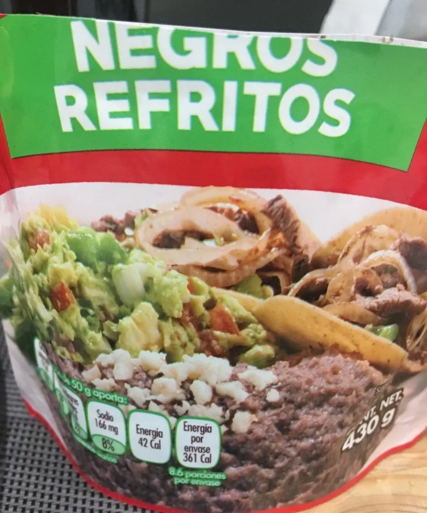 Frijoles Negros Refritos