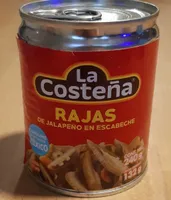 Rajas de jalapeño en escabeche
